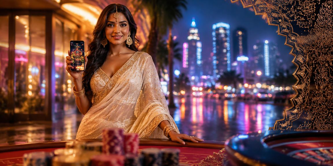 Player enjoying casino app in Mumbai setting